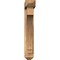 Ekena Millwork Imperial Arts and Crafts Smooth Bracket w/ Offset Brace, Western Red Cedar, 5 1/2"W x 26"D x 34"H BKT0604X26X34IMP03SWR - alternate 2